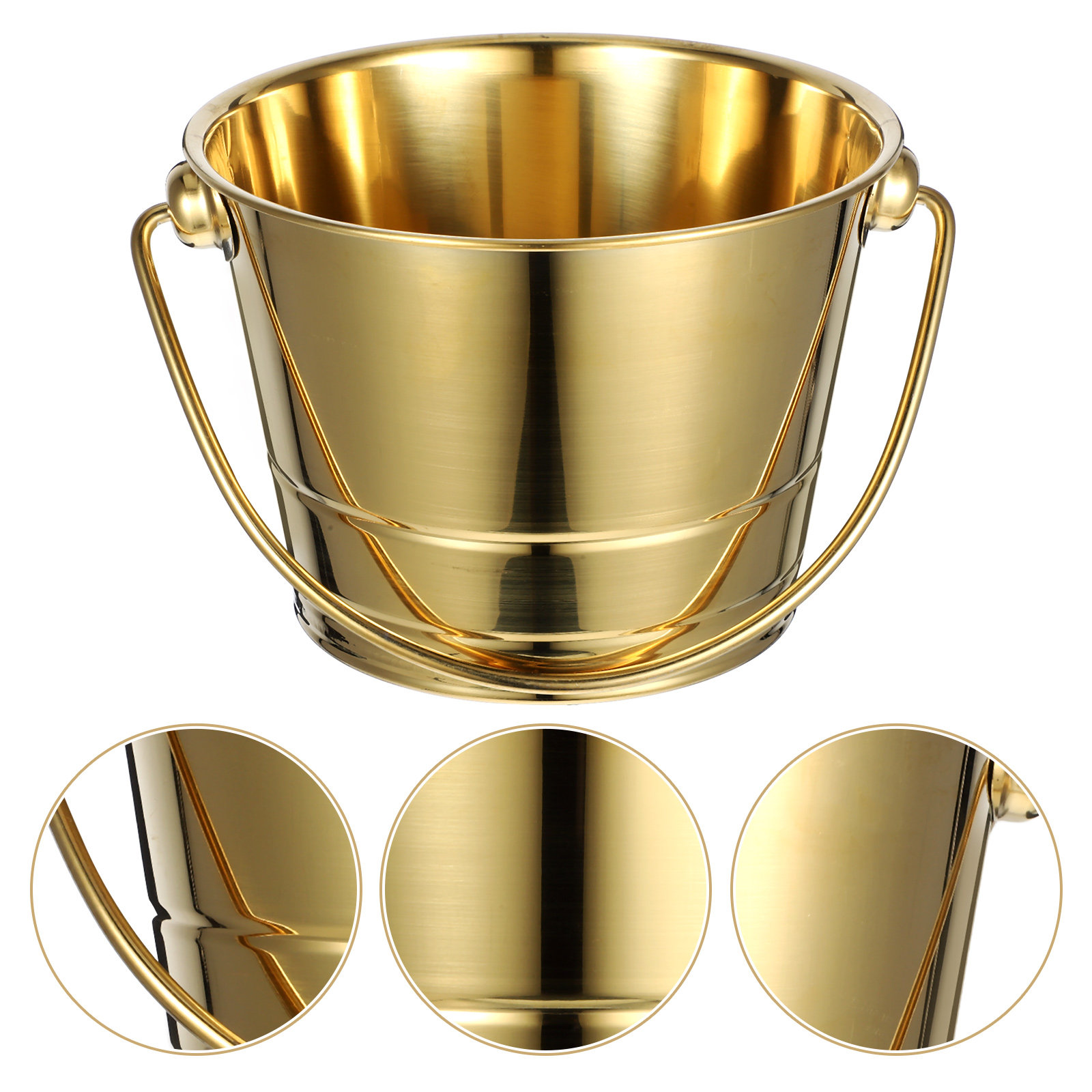 Wine Beer Holder - Stainless Steel Bar Ice Bucket Thickened
