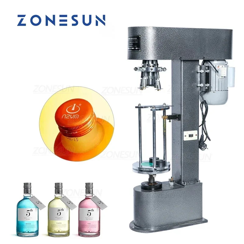 Wine Beer & More - ZONESUN ZS-XG50D Semi Automatic Desktop ROPP