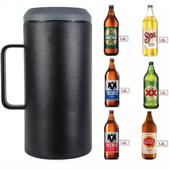 Wine Beer Holder - Custom 40oz Double Layer Stainless Steel