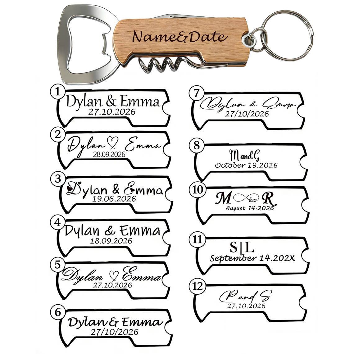 10pcs Custom Colorful Logo Fav - Wine With Beer Name review and price