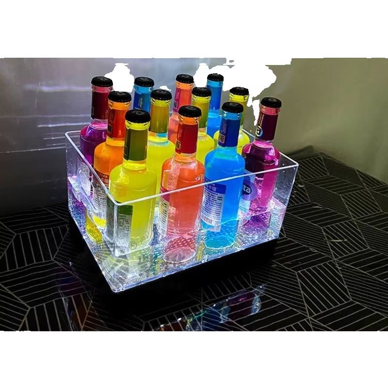 Square Luminous Ice Bucket Bar - Wine Beer Bar review and price