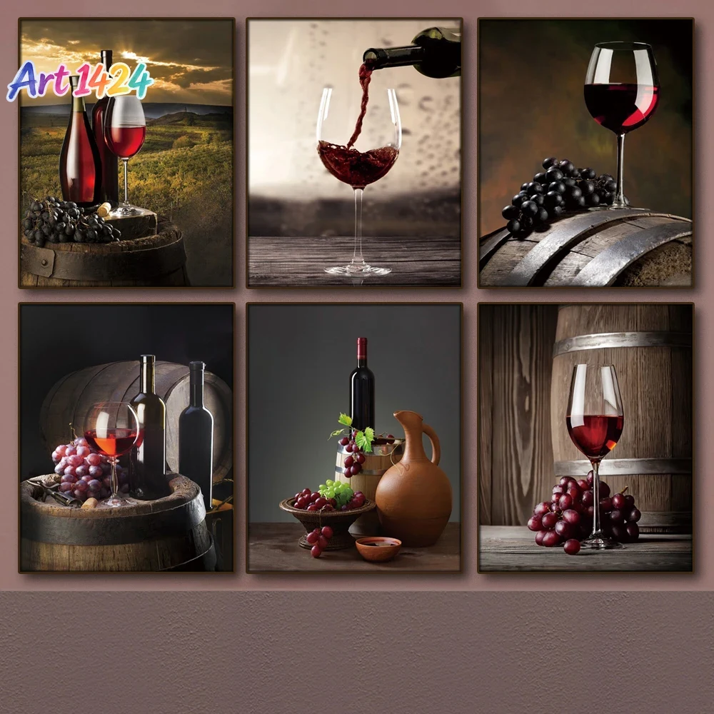 1pc frameless Canvas painting  - Wine Beer Bar review and price