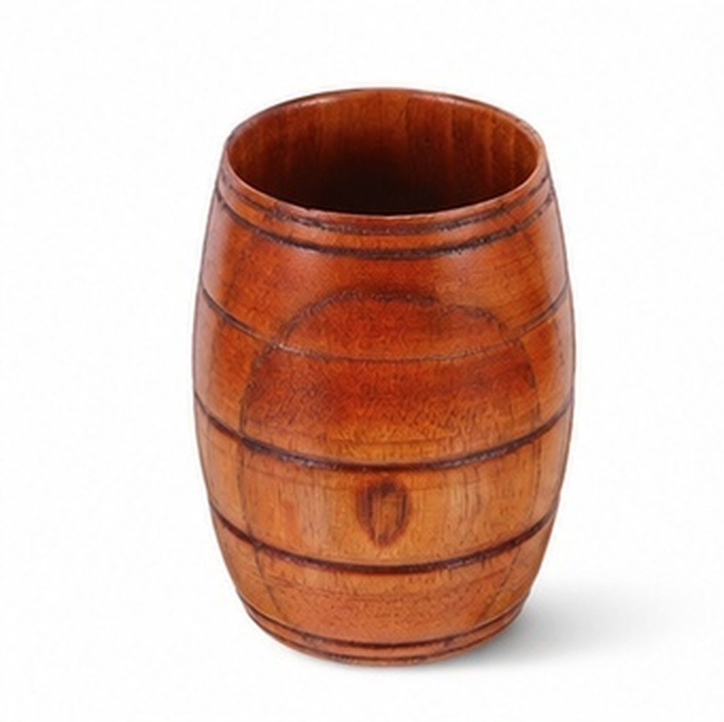 Wooden Barrel Beer Mug Natural - Wine Beer Whiskey review and price