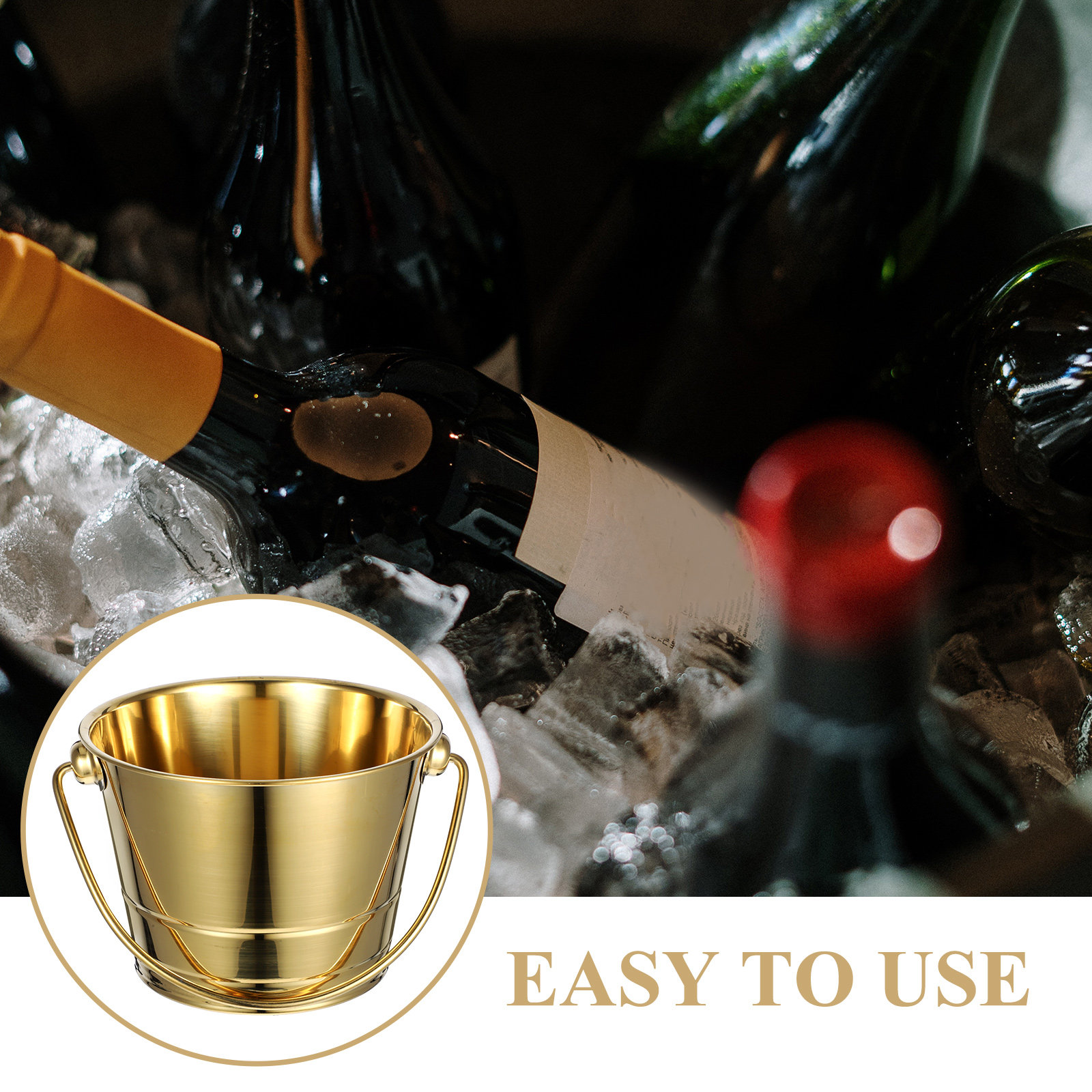 Stainless Steel Bar Ice Bucket - Wine Beer Holder review and price