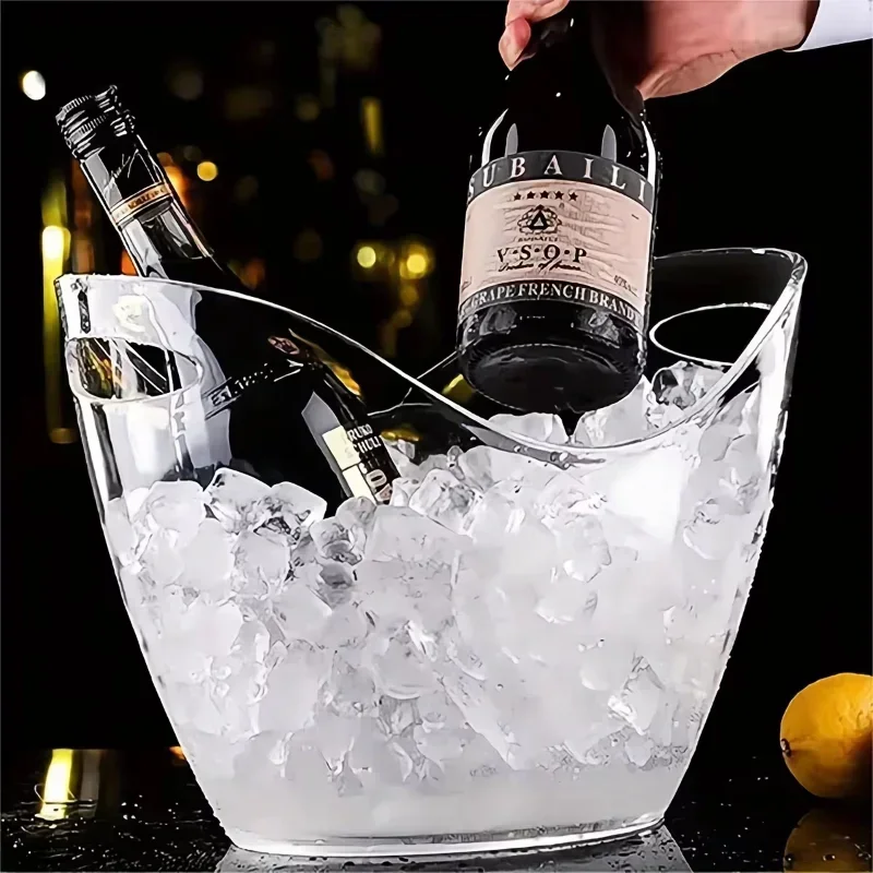 4/8L Ice Bucket Transparent Ic - Wine Beer Holder review and price