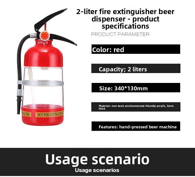 Novelty  Extinguisher Shaped D - Wine Beer Whiskey review and price