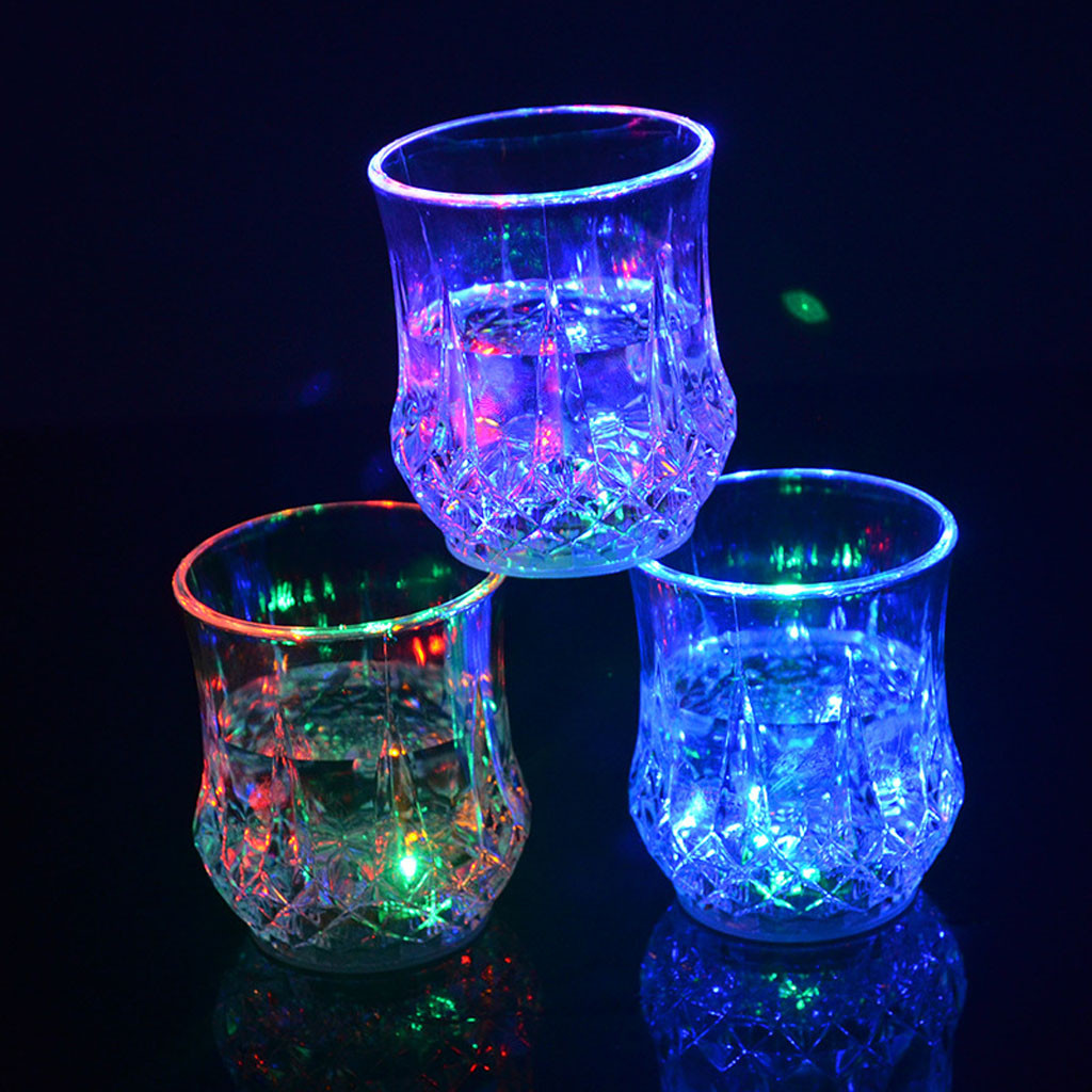 Colored LED Glowing Drink Cup  - Wine Beer Bar review and price