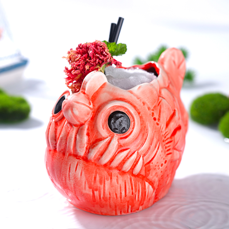 Cute Lantern Fish Cocktail Gla - Wine Beer Bar review and price